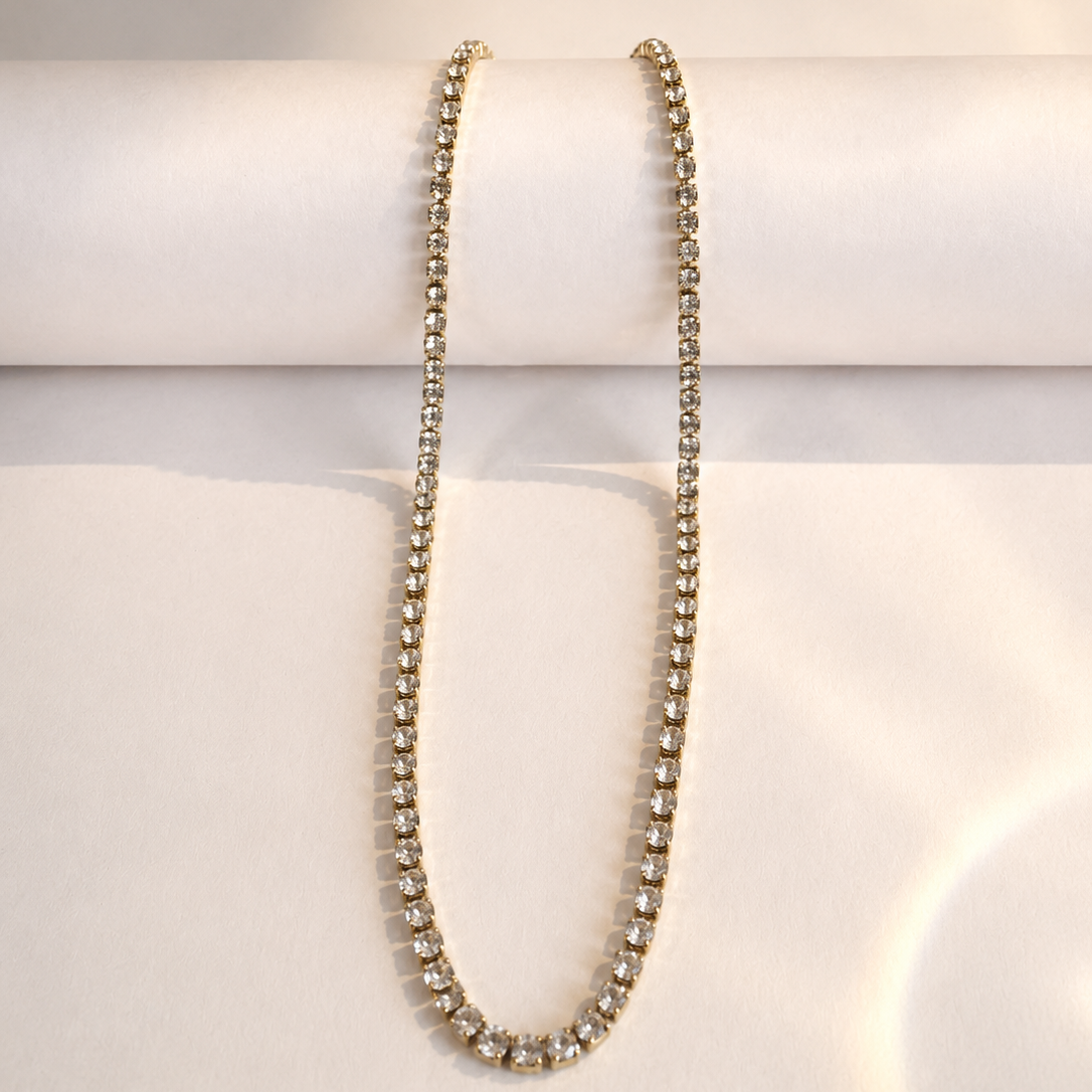 Cadena brillantes femenina