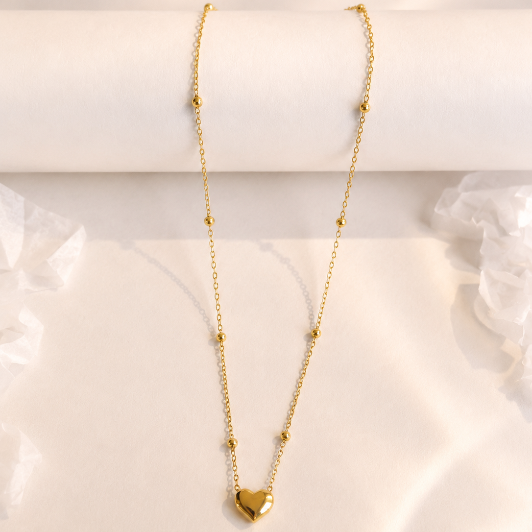 Collar de corazon