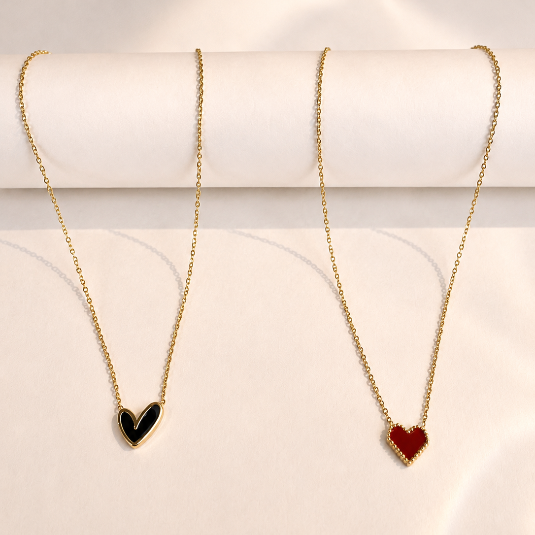 Collar de corazon