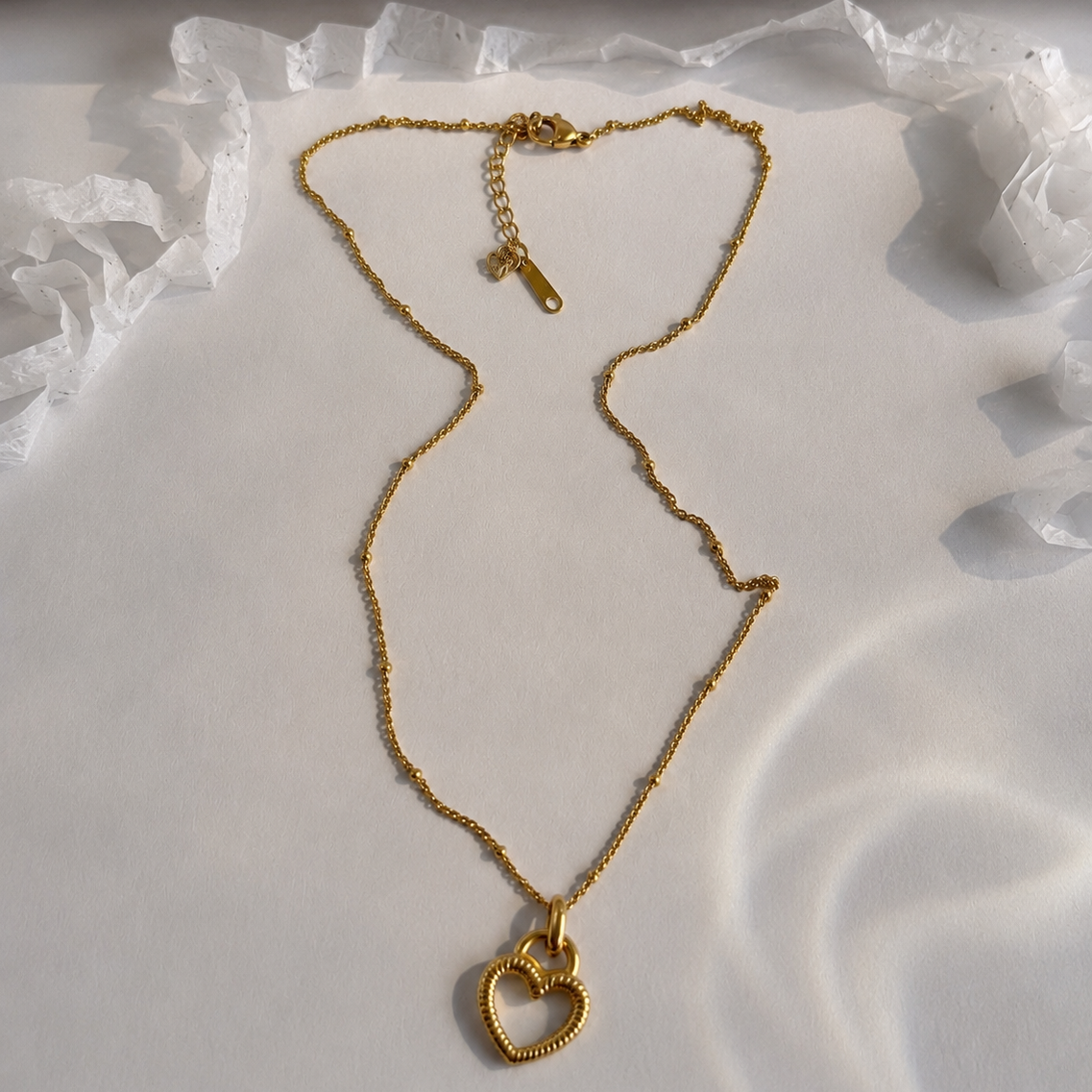 Collar de corazon