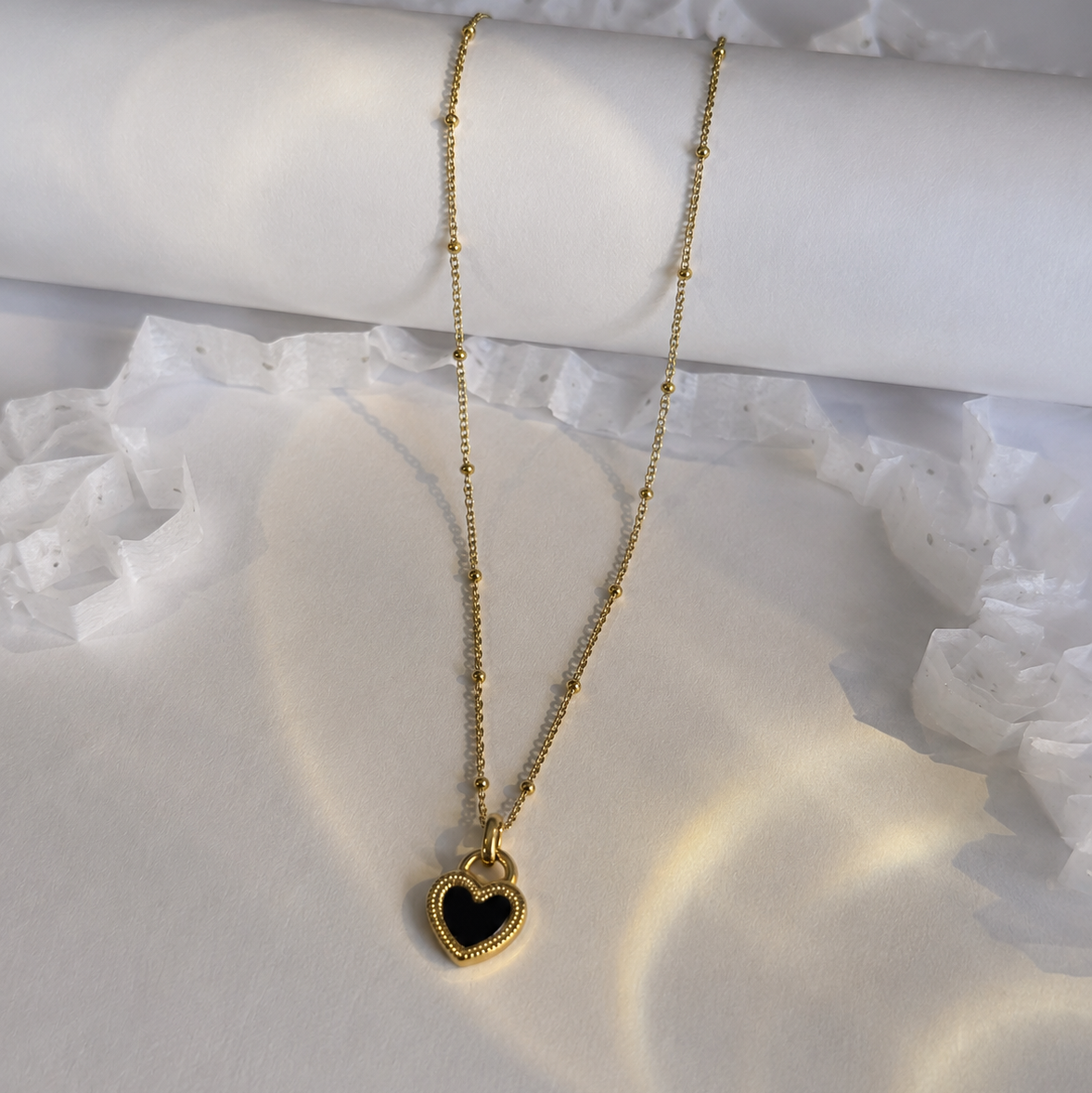 Collar de corazon