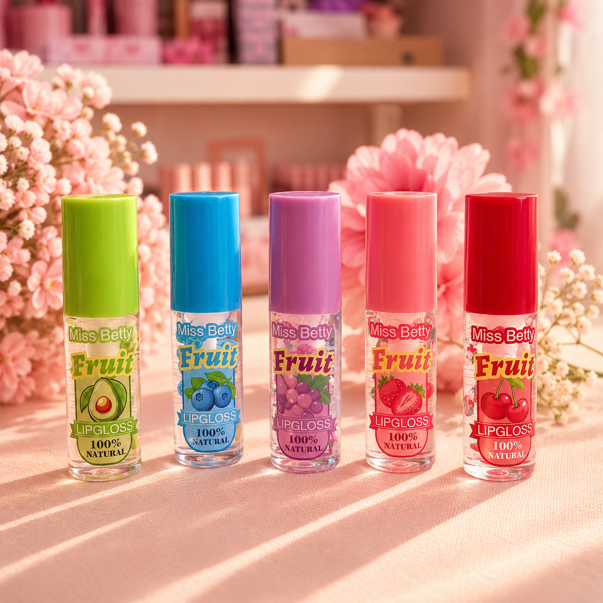Lip gloss frutal