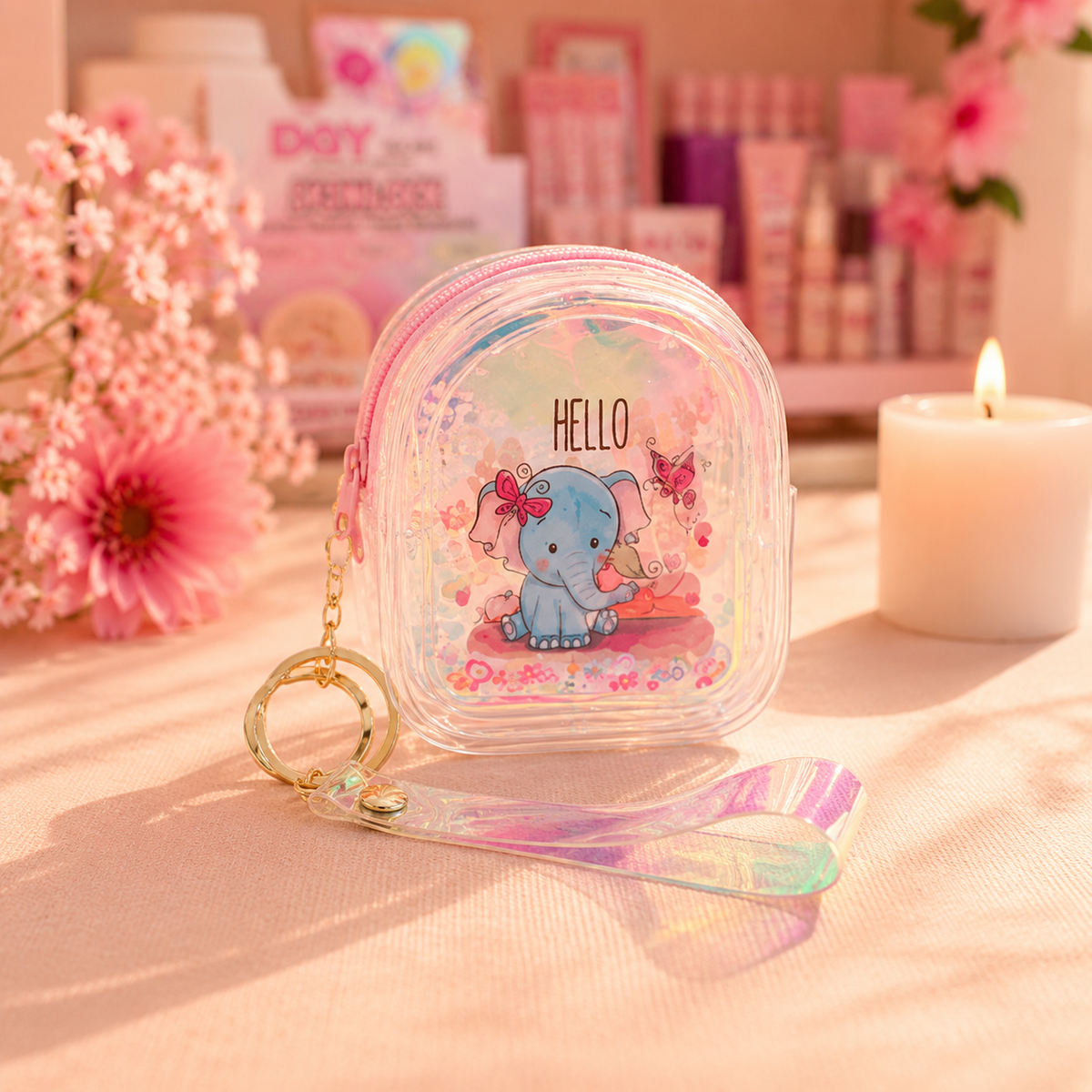Mini Monederos Cute con Llavero