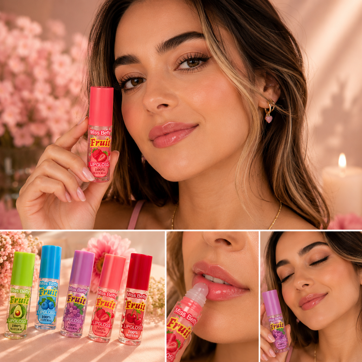 Lip gloss frutal
