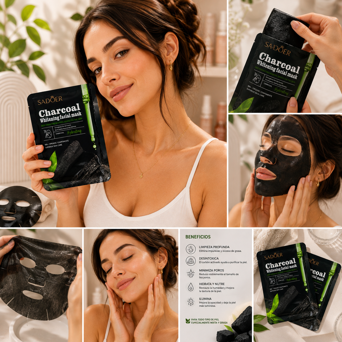 Mascarilla de carbón