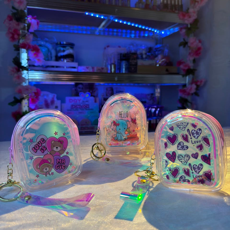 Mini Monederos Cute con Llavero